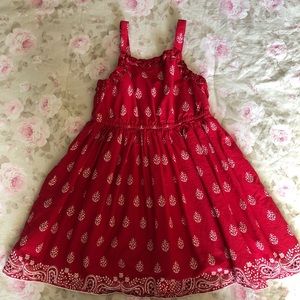 4T red dress